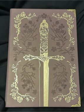 Powerless Ornate Sword Embossed Journal in Dusty Mauve with Gold Foil